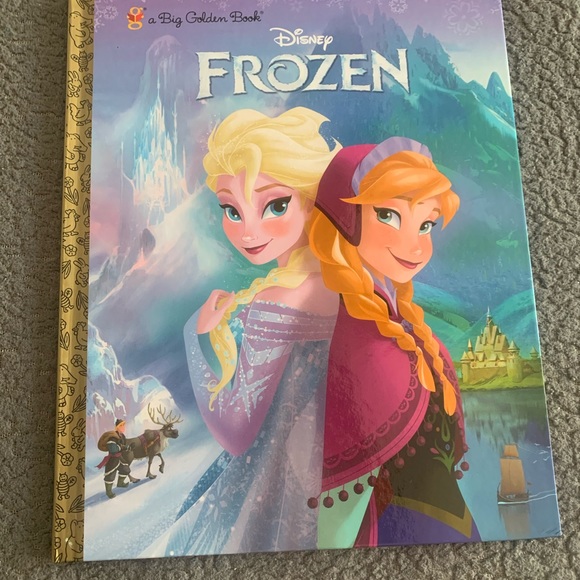 Disney’s Frozen Hard Cover Book New